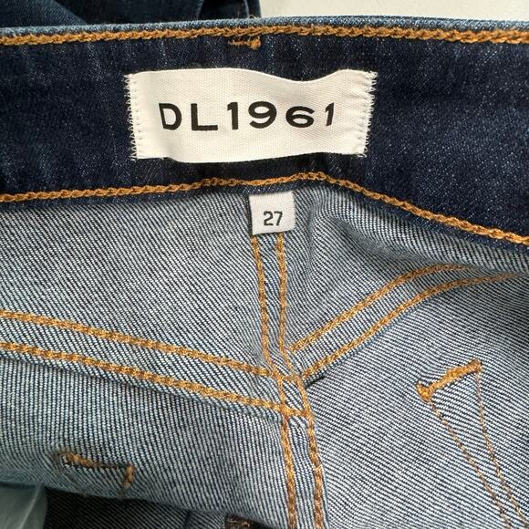 DL1961 Womens Emma Power Legging Dark Wash Cashel Jeans Mid Rise Stretch 27 - Picture 8 of 10